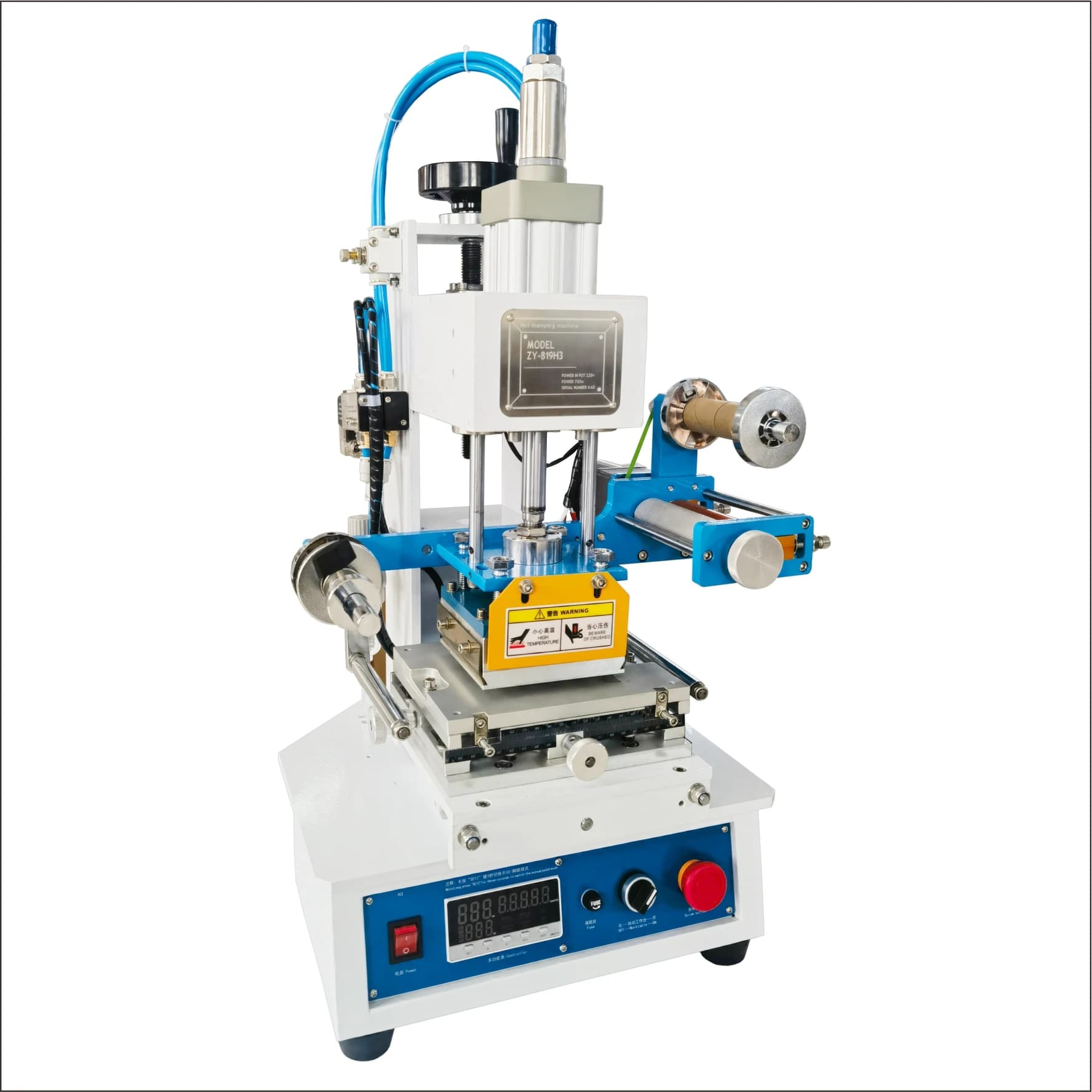 Semi-Automatic Flatbed Electric Heat Press Machine New Condition Leather & Soap Hot Stamping Foil Flatbed Printer