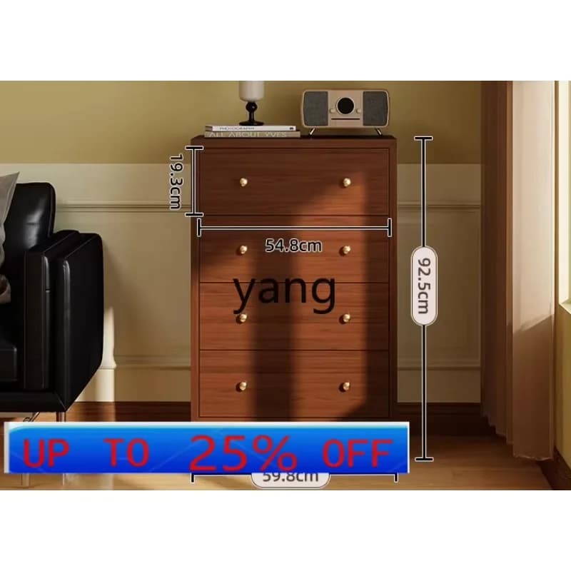 LMM solid wood steel chest antique door cabinet bedroom wall storage drawer