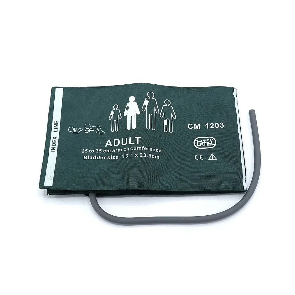 For MindrayS CM 1203 High Quality NIBP CUFF BP Cuff Adult 25 to 35 cm Nylon Material Single Tube with Bag