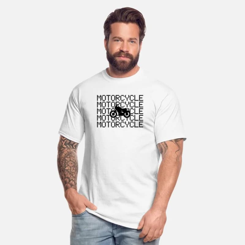 0415 Retro Motorcycle Gift t shirt for Cafe Racer Full Of Spee Graphic clothes 100% cotton printed tee All size Tops S-6XL