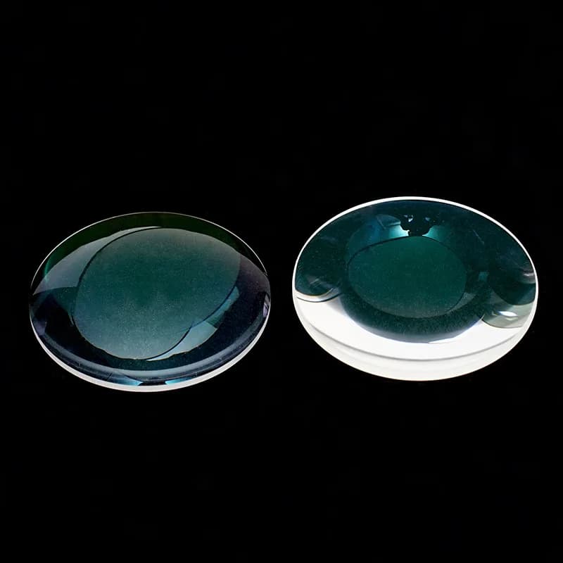 5PCS HD 35x7.5x2.0mm Magnifying Lenses Plano-convex Lens K9 Optical Glass with Green Coating for Magnifier Projectors Lens