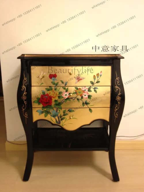 PJ New Chinese-style Furniture, Antique Ming and Qing Dynasty Nightstand, Side Table