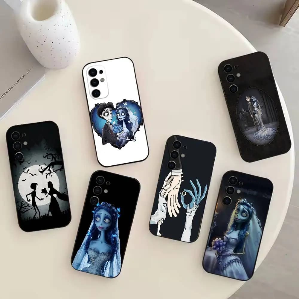 C-Corpse B-Bride V-Victor  Phone Case For Samsung S25,S24,S21,S22,S23,S30,Ultra,S20,Plus,Fe,Note,10,9,5G Black Cover