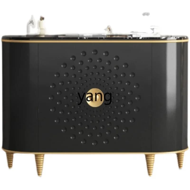 XYY light luxury Internet celebrity porch cabinet marble high-end locker simple small dining side cabinet