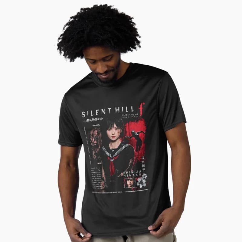 0428 Silent Hill F Horror Graphic Tee Unisex Short Sleeve Gift t Shirt 100% cotton printed Clothes All size top S-6XL