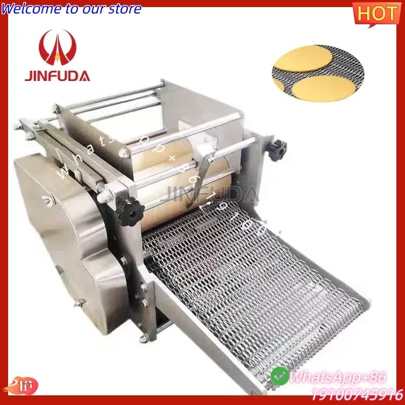 2026Hot Full Automatic Factory Thickness Adjustable Tortilla Machine Maker Commercial Corn Tortilla Making Machine