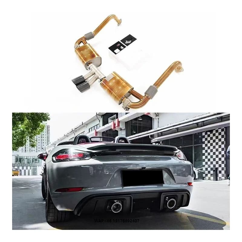 New for 718 982 High-quality Stainless Steel Straight Exhaust Pipe Supports Customized GT4 Models