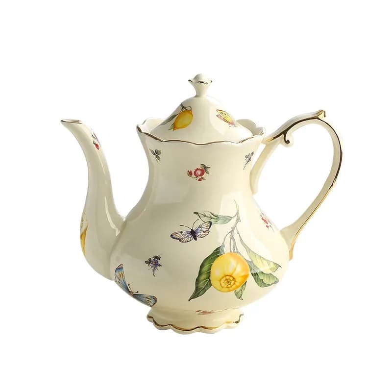 Retro coffee cup set, French cup saucer, British afternoon tea, water cup, household coffee cup, ceramic high value.