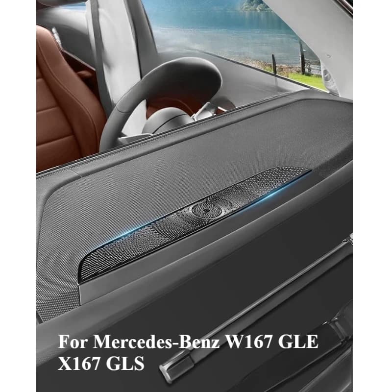 For Mercedes-Benz W167 GLE X167 GLS V167 GLE modified central control instrument panel speaker cover air outlet dust cover 2020+