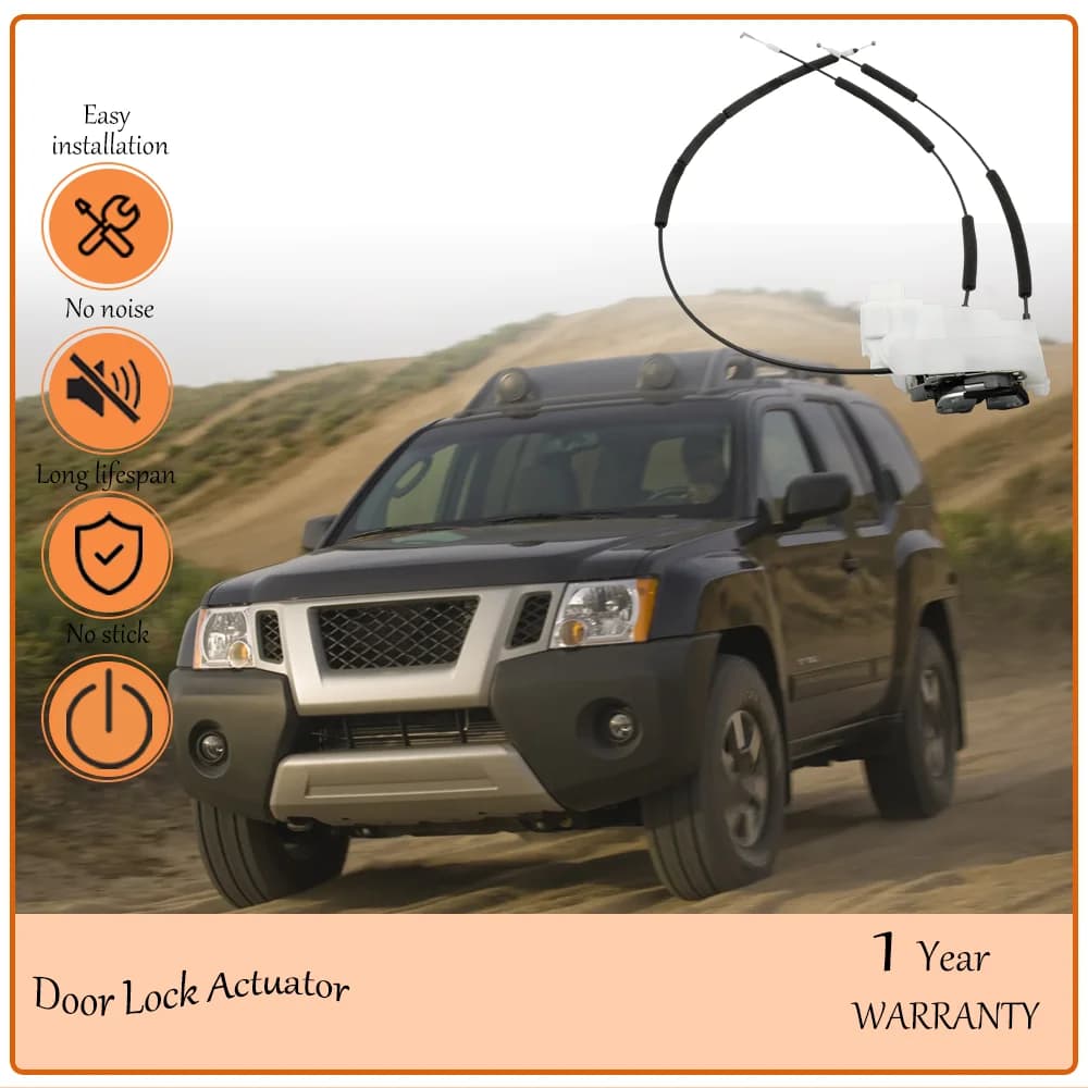 Front Right Passenger Side Door Lock Actuator Compatible with Nissan Frontier, Xterra 2005-2015,oem DLA984,80500EA000,80500ZP70A