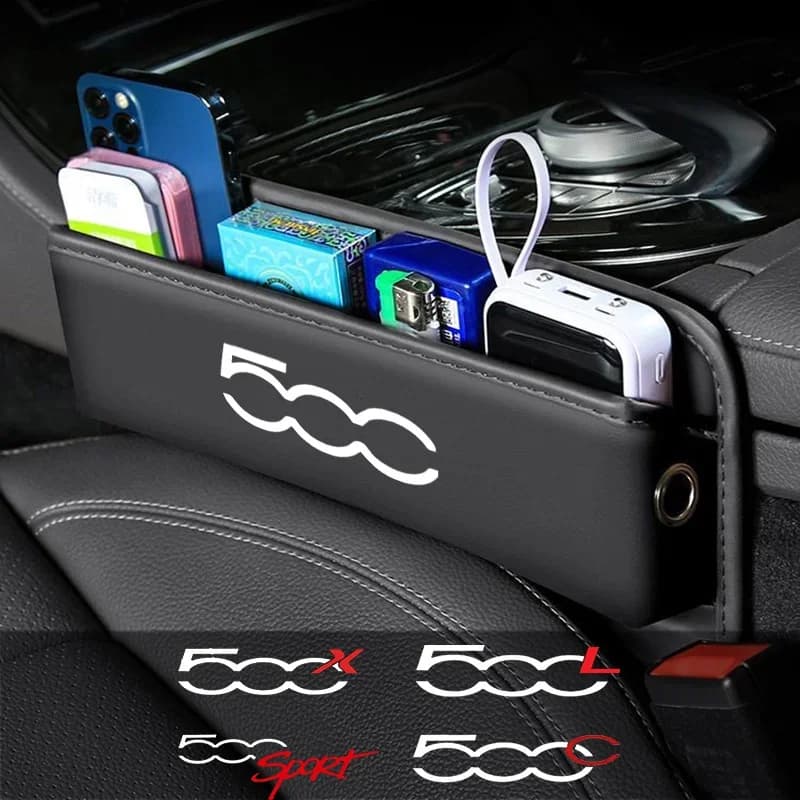 Car Seat Gap Storage Box Suitable for 500 500C 2012 500X 500L Sport Crevice Organizer Interior Accessory