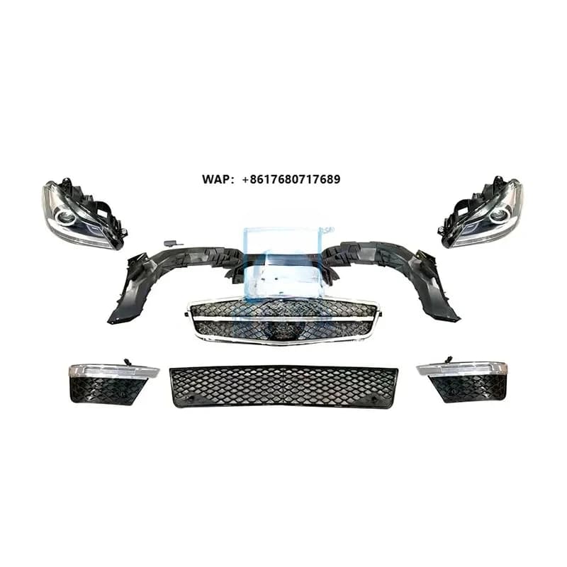 New HM Auto Parts C-Class C63 W204 Facelift 2008-2014 Full Set Wide Bodykit with Front/Rear Bumpers 100% Fitment