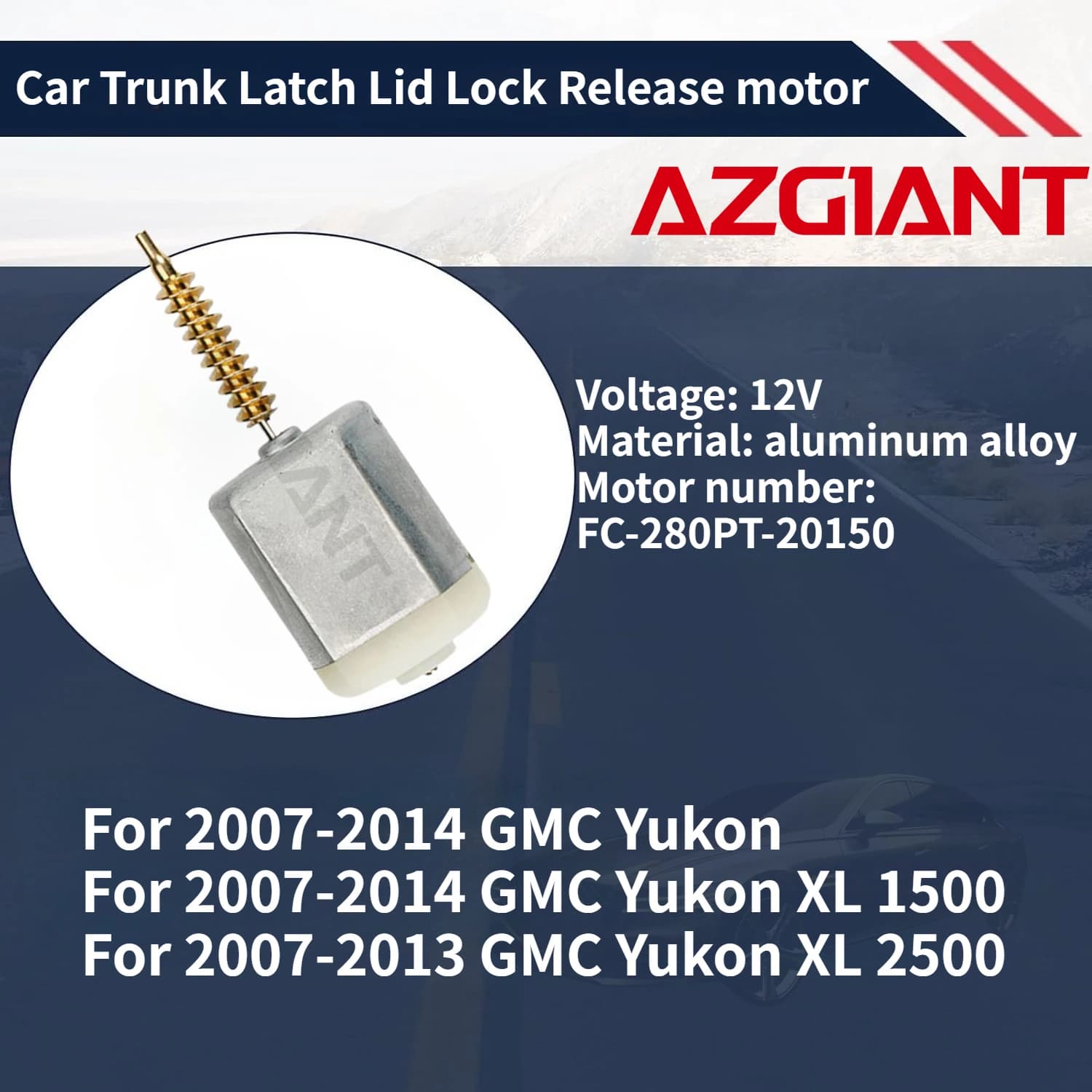 For 2007-2014 GMC Yukon XL 1500 Car Trunk Latch Lid Lock Release motor Brand New high-quality replacement parts OEM accessories