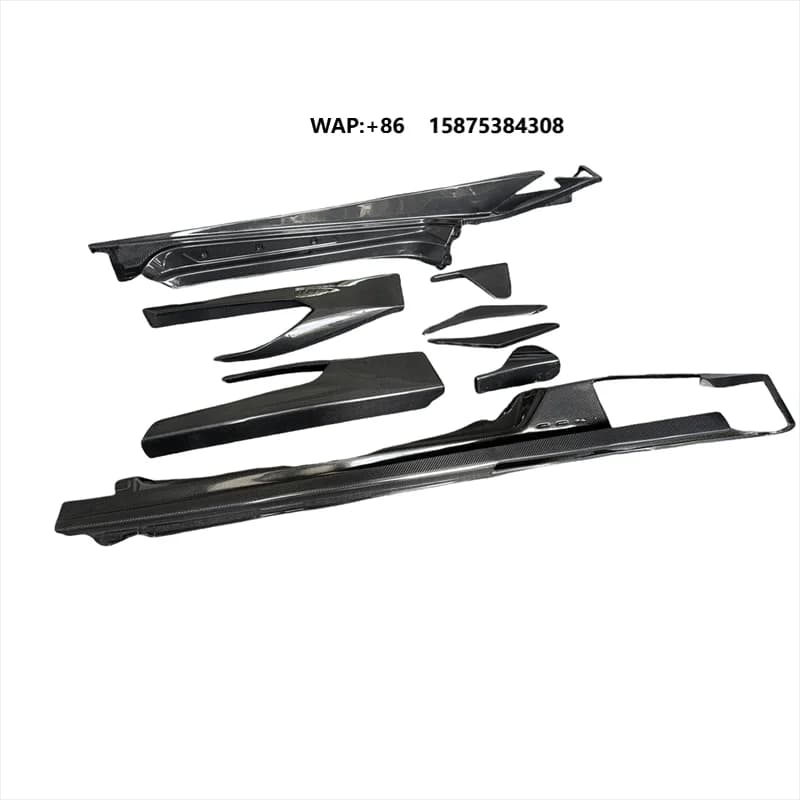 Carbon Tuning Part for Huracan EVO Facelift M Style Side Bumper Skirts Diffuser Kit for LP610 LP600 Carbon Side Panel