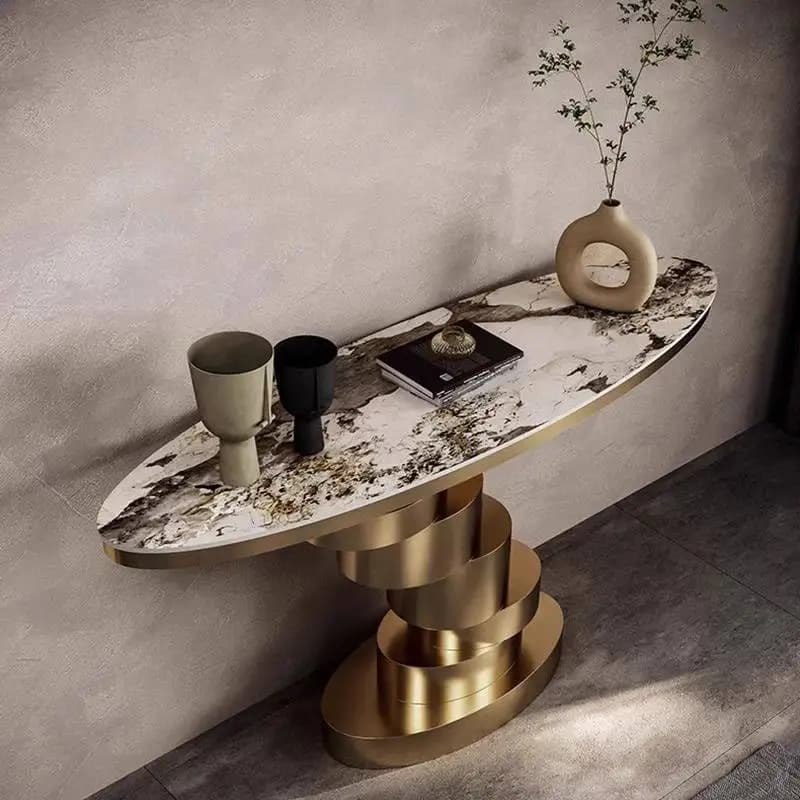 Design Simple Entryway Table Premium Aesthetic Elegant Luxury Coffee Tables Glamour Unique Consolle Ingresso Casa Home Furniture