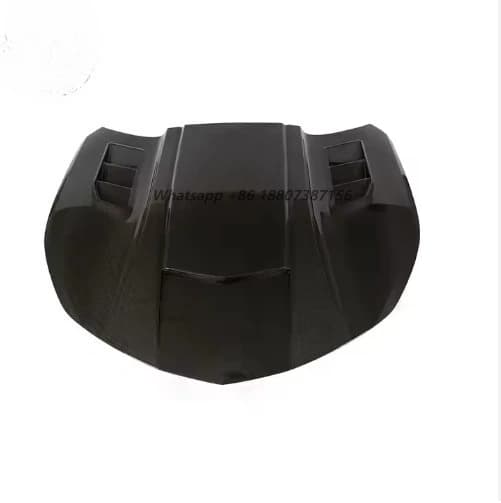 Factory Price Large Stock Car Hood Bonnet Black Iron Engine Hood Carbon Fiber Body Kit for Chevy Camaro 2016-2018
