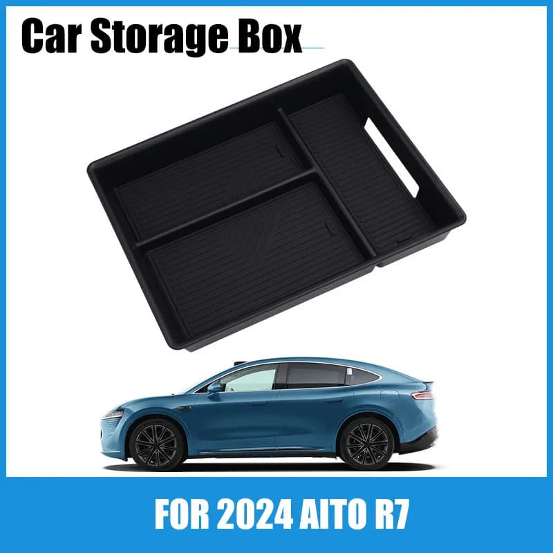 Suitable for 2024 AITO R7, Center Console Armrest Box Storage Box / Organizer / Container - Automotive Interior Supplies