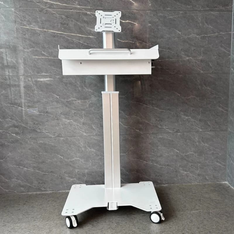 Sweeper Cart with Drawer Cart Nurse Check RV Lifting Mobile Tool Cart