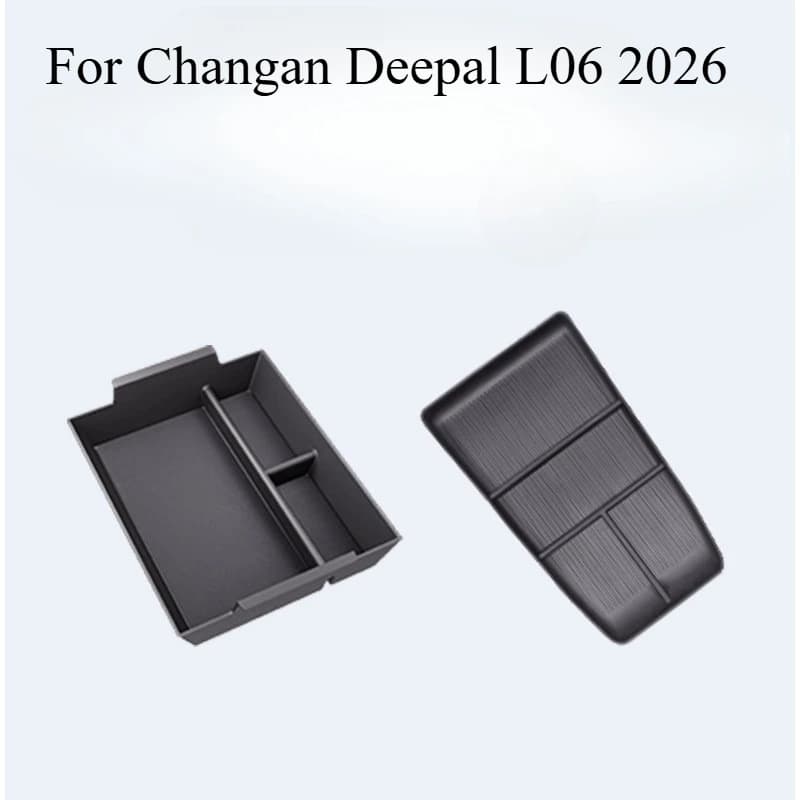 For Changan Deepal L06 2026 Center Console Lower Storage Box Silicone Tray – Organizer Container Car Interior Accessories