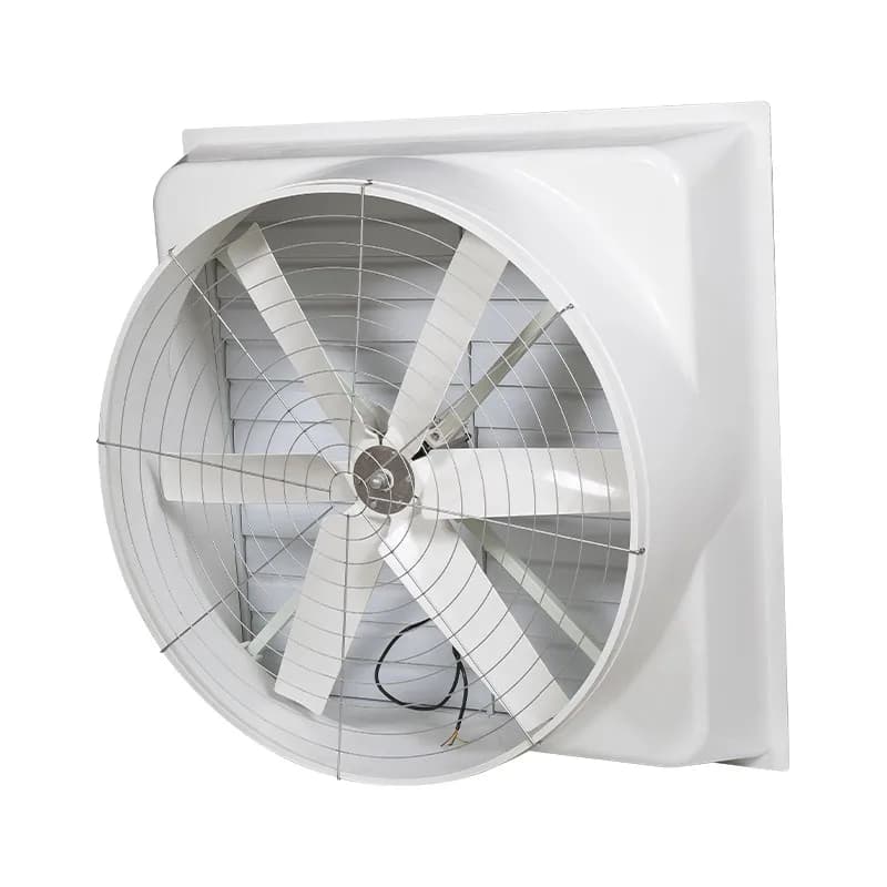Animal Husbandry Equipment Wall Mounted Fiberglass Shell Cooling Ventilation Fan  PP SMC Cooling Fan