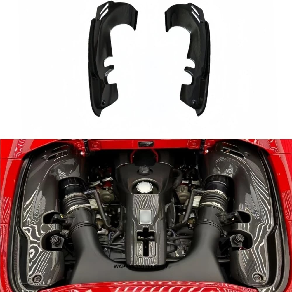 For Modifies High-quality OEM Style Dry Carbon Fiber Cabin Decoration forFerrari 488GTB