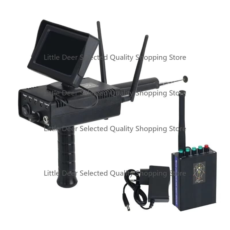 Long-Range Automatic Underground Gold Detector Large Screen Metal Finder Remote Operation with Plastic Material