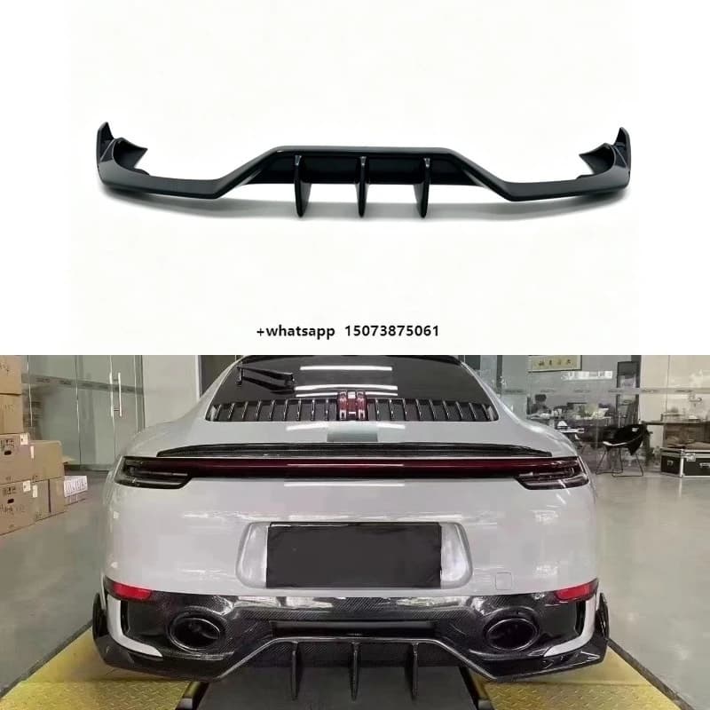 For  911 992 Carbon Fiber OC Style Body Kit Rear Bumper Impact Resistant Lip Diffuser Factory Direct