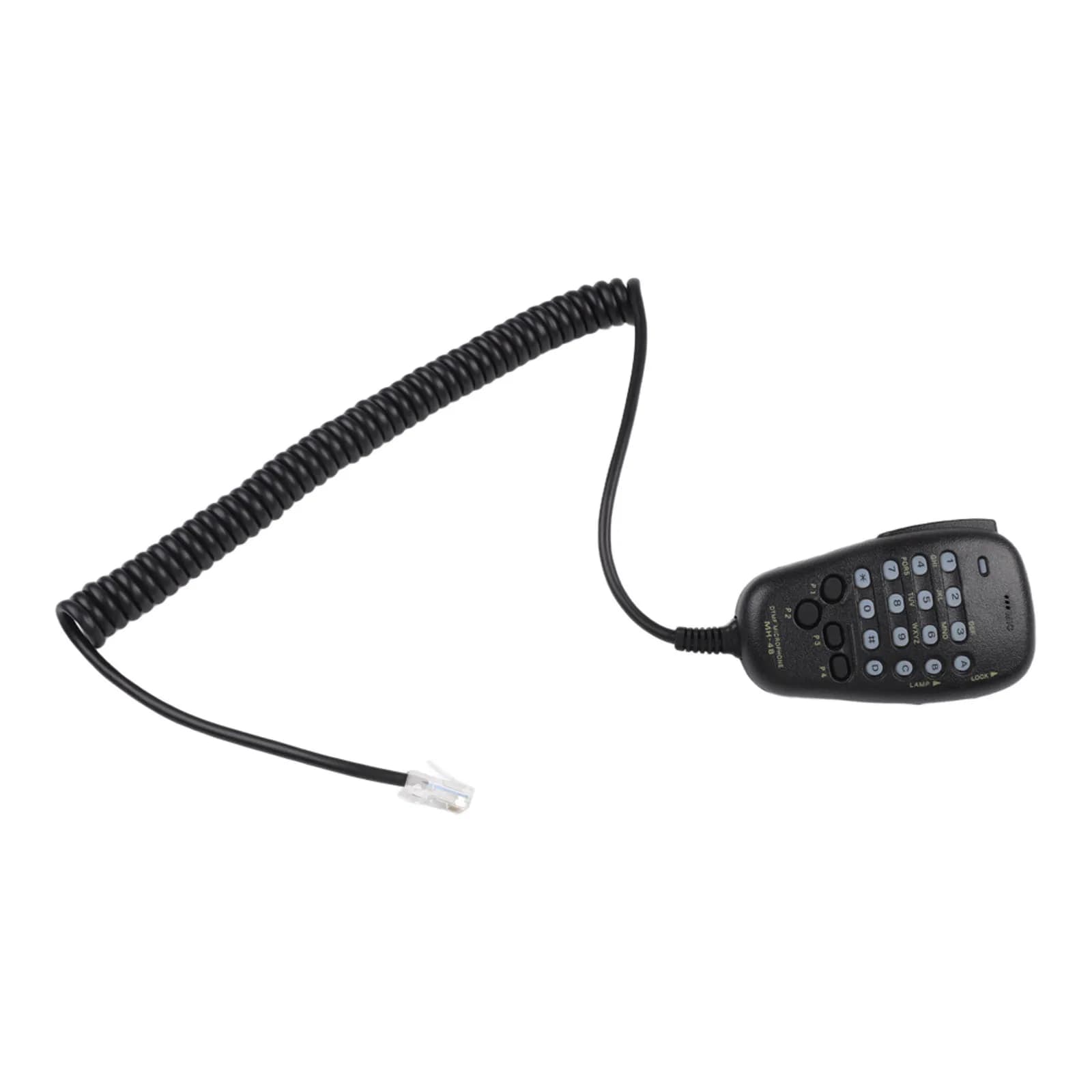 Backlit Microphone For Radios Radio MH-48A6J Microphone ABS Material Automatic Routing Outdoor Activities Backlit