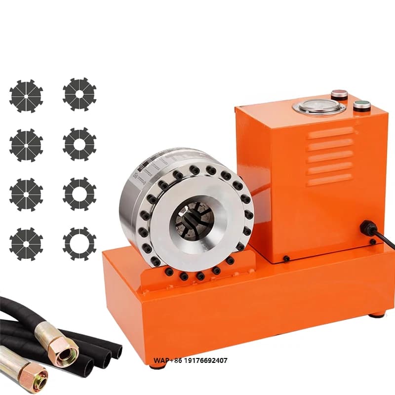 COOLWORLD Portable  Electric Hydraulic Hose Crimper Tool for AC Lines, Automotive, Excavators, Agricultural Equipment