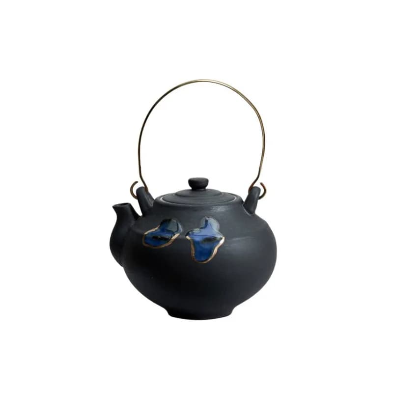 HYS new chinoiserie model room tea room ornaments tea space zen decoration high-end club tea table open grid soft decoration