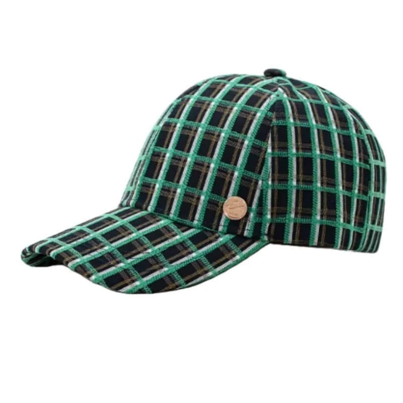Spring Autumn British-style Grid Patterned Baseball Hats Fashion Women’s Sunscreen Duckbill Cap Sports Leisure Duck Tongue Hat