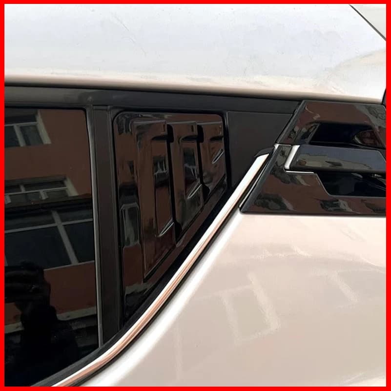 Car Styling For Toyota CH-R CHR 2016-2018 Rear Window Blind Shades Louver Sill Molding Cover Sticker Trim Auto Accessories
