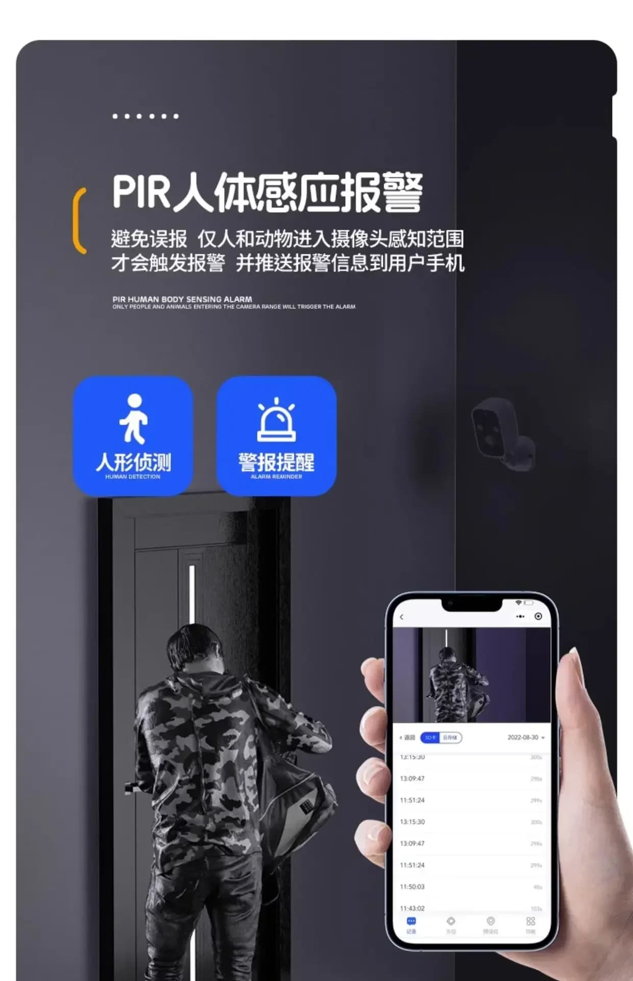 Home 4G camera wholesale wireless camera monitoring solar low power battery camera monitoring