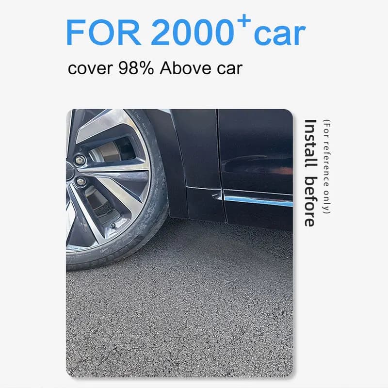 Mudguards Automotive Accessories Mud Flap for Hyundai Palisade with Pedal 2019-2023 Fender Black Exterior Fenders for Protection