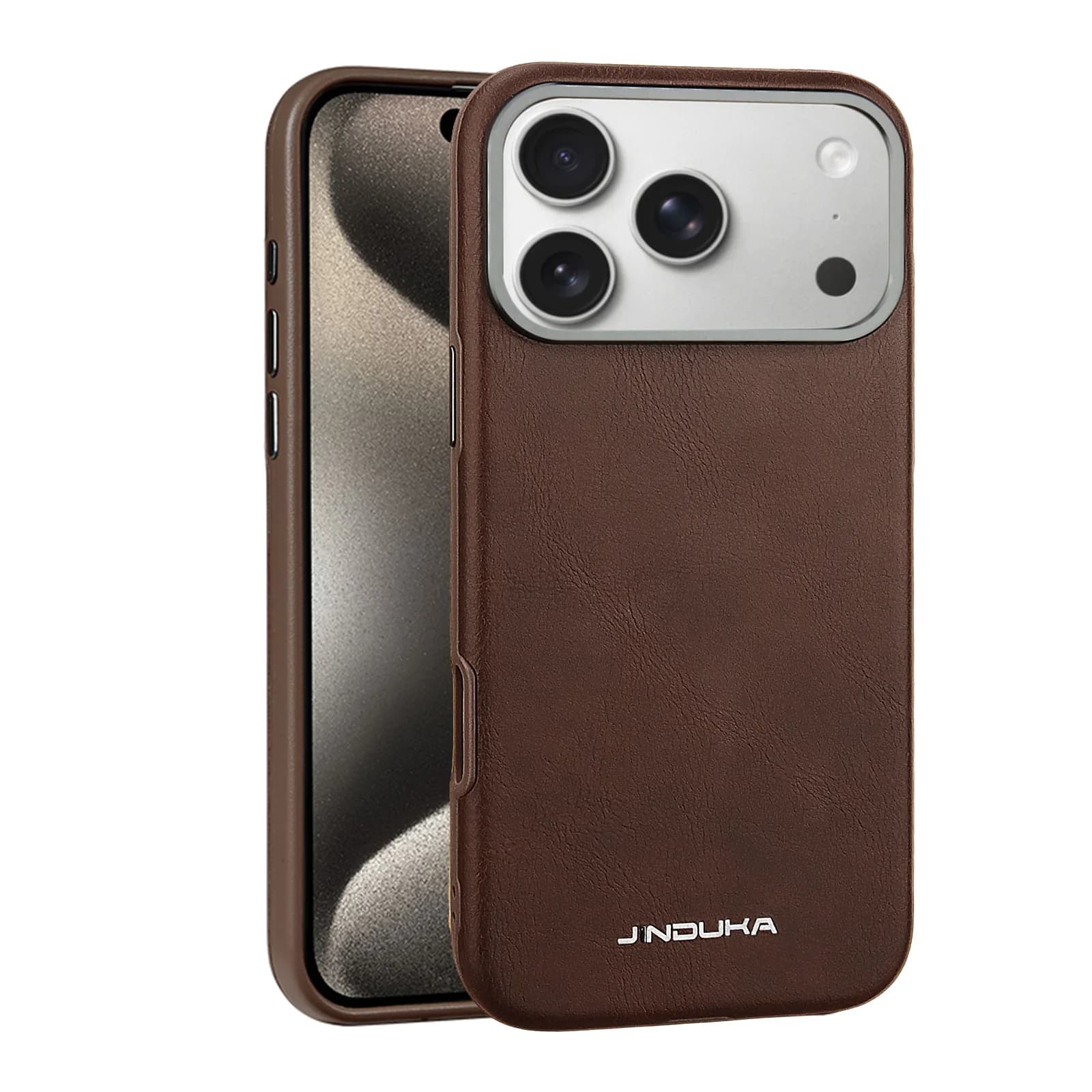Premium Business Plain Vintage Leather Case For iPhone 18 Air 17 Pro Max 16 15 14 Plus 13 Magnetic Cover Shockproof