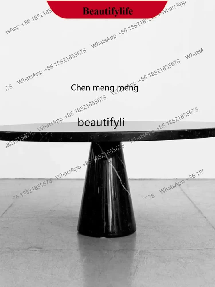 D178  Nordic minimalist natural, marble tea table household small tea table, exquisite living room small coffee table