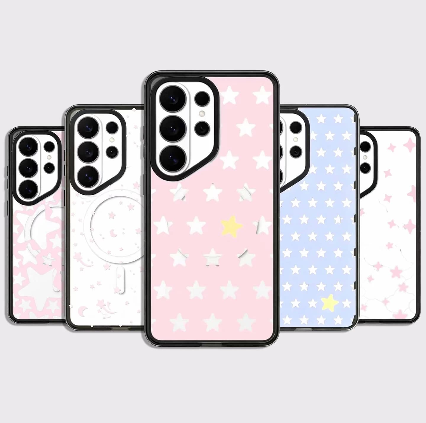 Cross Star Wing Acrylic Case for Samsung Galaxy S26 S25 S24 S23 Ultra S26U S24+ S25+ S26 Plus Protective Case