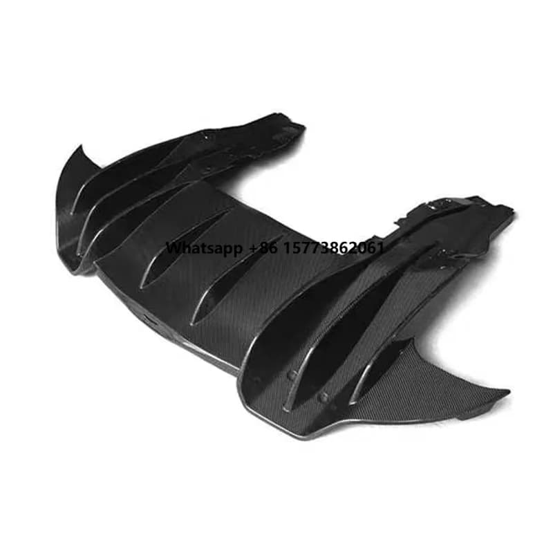 OEM Style Dry Carbon Fiber Car Exterior Parts Rear Bumper Diffuser for Mclaren 540C 570S 570GT 2015-2018 Carbon Rear Lip
