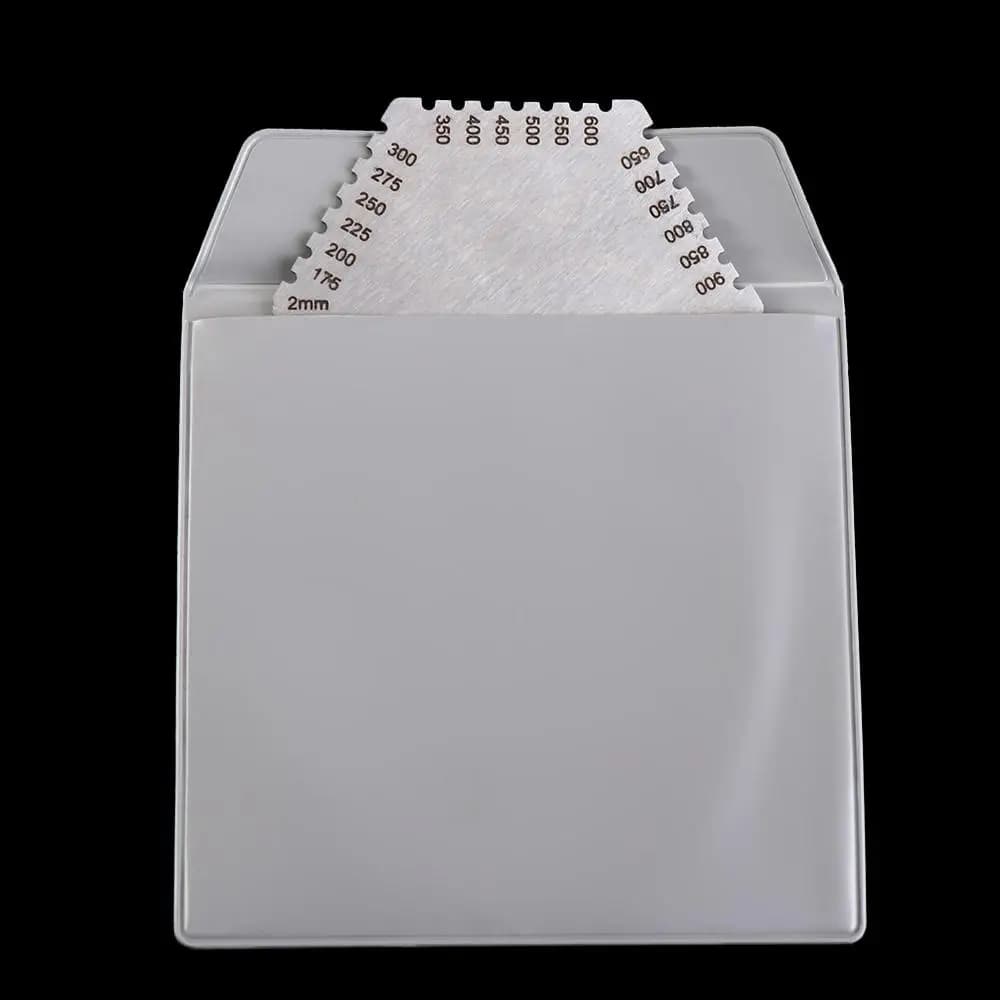 Paint Coating Hexagon Wet Film Comb Hexagonal Stainless Steel Wet Diaphragm Thickness Gauge High Precision 25-3000um