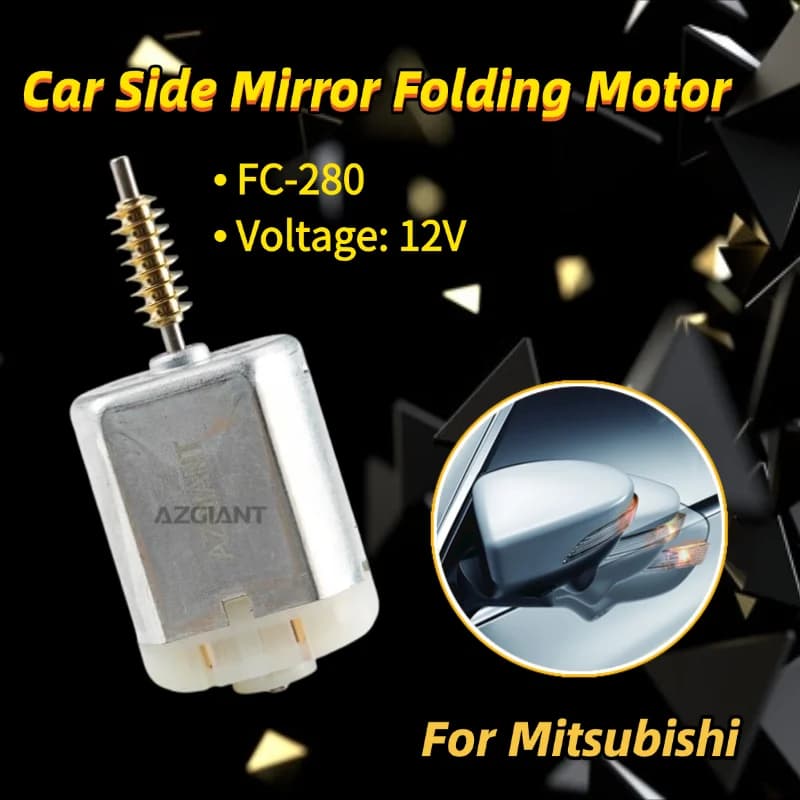 AZGIANT 12V Power Fold Mirror Motor  Internal Rotor Side Mirror Folding for 2006-2013 Mitsubishi Pajero V93 Car Accessories