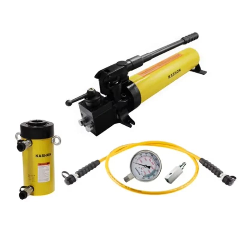 3010 Double Acting Hydraulic Hollow Plunger Cylinder 30 Ton 10" Stroke Durable for Industrial Use