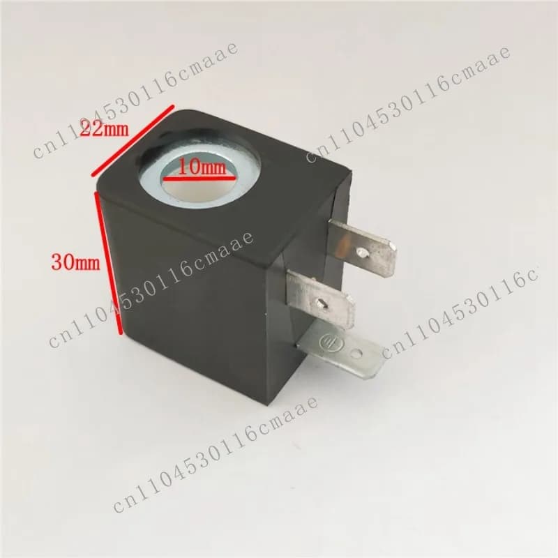 Solenoid valve coil, normally closed solenoid valve control valve coil, aperture 10mm height 30 AC220VDC24V