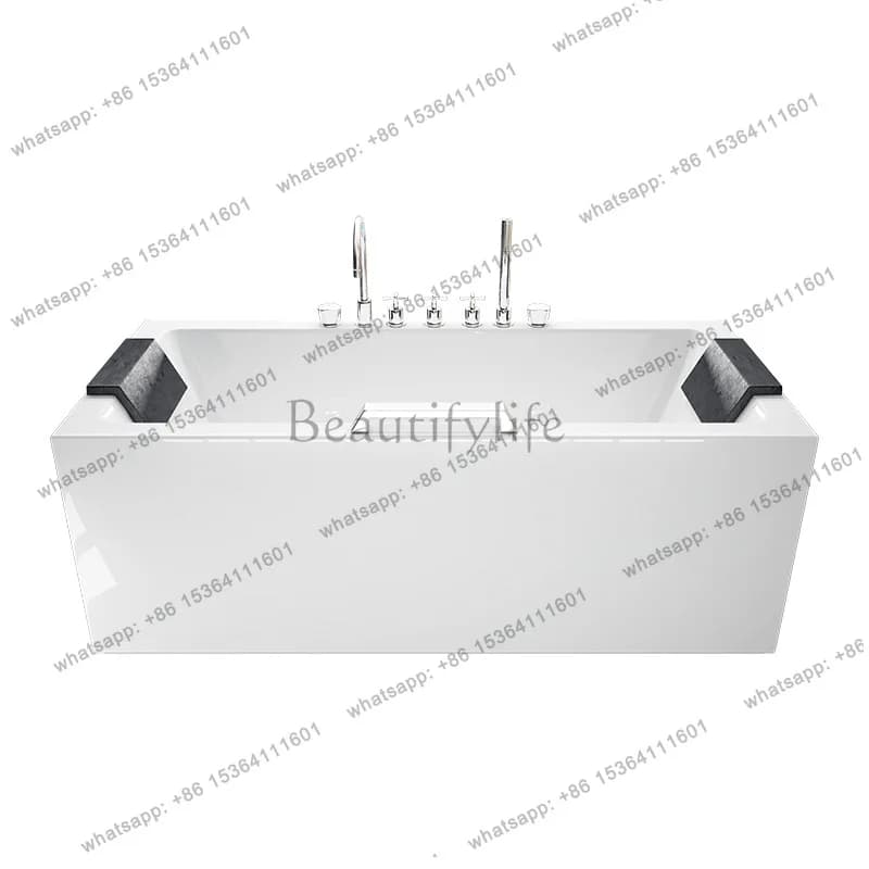 Surfing jacuzzi, home luxury smart multi-functional bathtub, no pipe water accumulation recommended