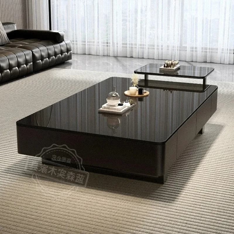 Luxury Nordic Coffee Table Aesthetic Simple Minimalist Unique Coffee Table Modern Living Room Mesa Auxiliar Home Furniture