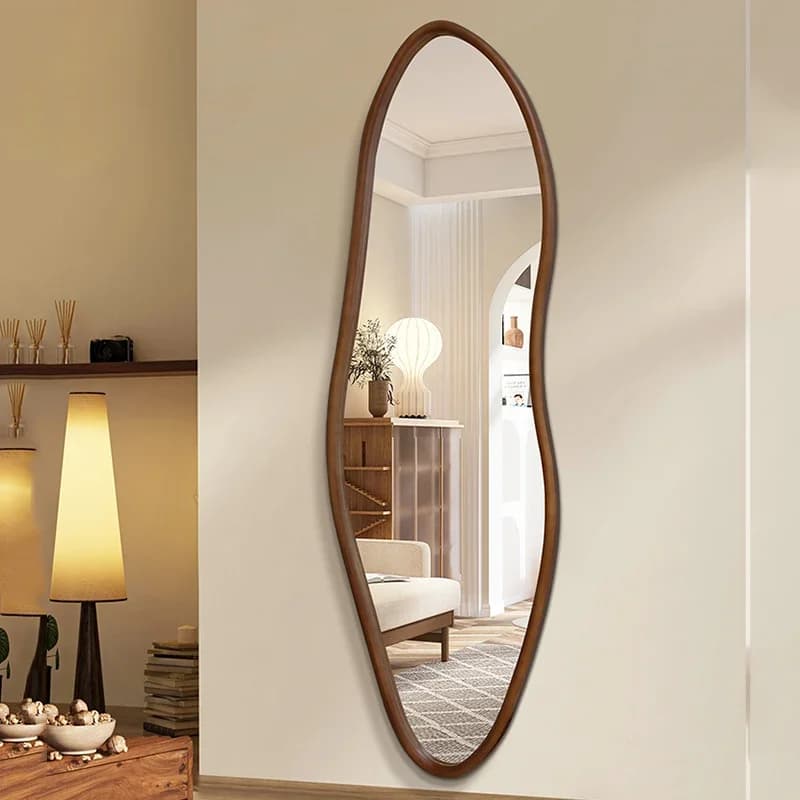 Portable Irregular Mirror Living Room Wall Star Aesthetic Full Body Mirror Luxury Nordic Funky Big Spiegel Wand Home Decoration
