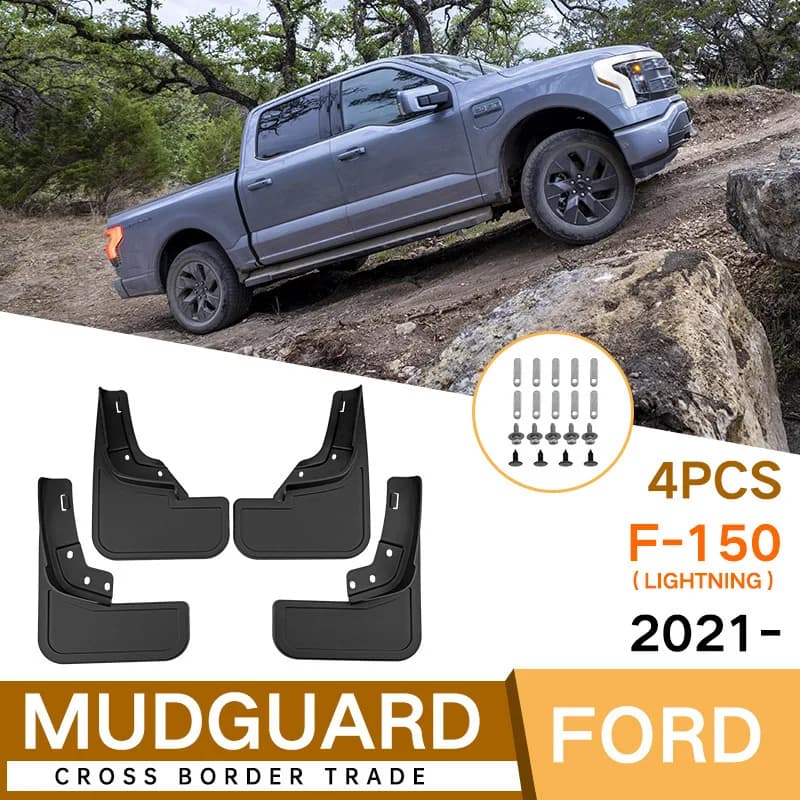 For Ford F-150 Lightning 2021 new energy f150 fender tile auto parts car accessories 4runner accessories mud flaps