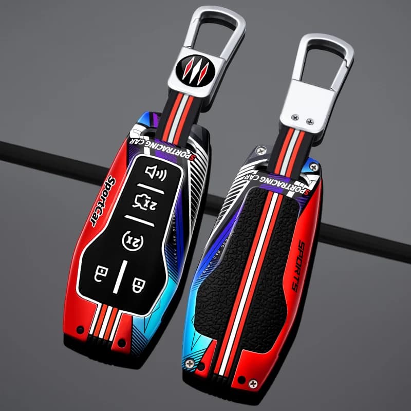Zinc Alloy Car Key Case Cover Shell For Ford Fusion Mondeo Mustang F-150 Explorer Edge 2015 2016 2017 2018 Protect  Accessories
