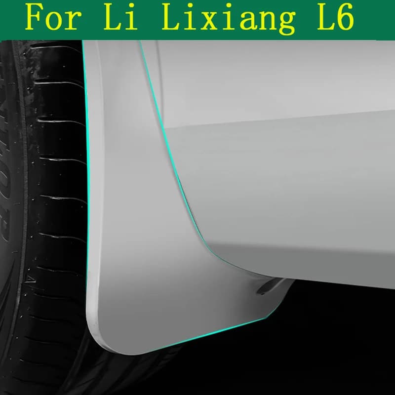For Li Lixiang L6 2023 2024 Car Wheel Mud Flaps Splash Guards MudFlaps Front Rear Fender TPE Mudguards Protector
