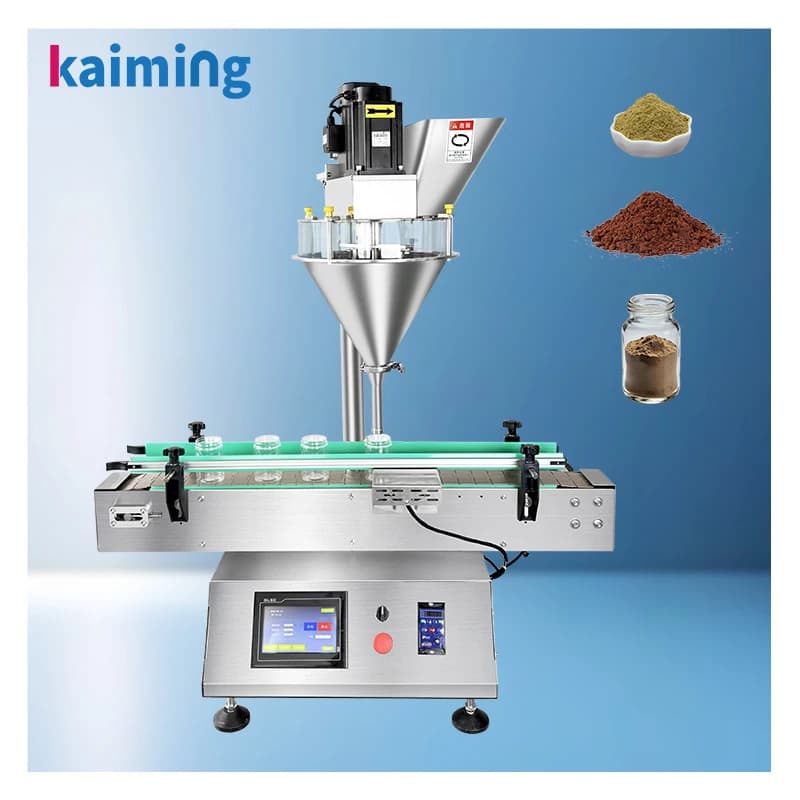 Benchtop Automatic Powder Filling Machine with Automatic Production Line Integration