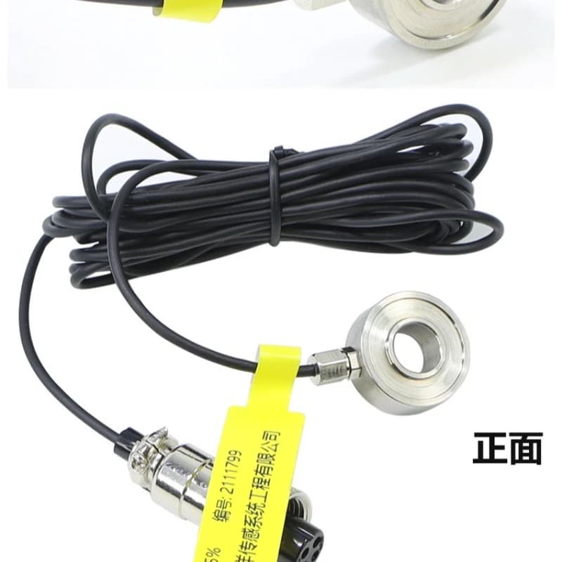 Force Measurement and Load Cell Ring Through Hole Weight Testing Machine Bolt Pressure Measurement and Control Automation